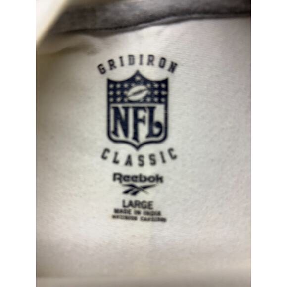 VTG REEBOK DETROIT LIONS Sweatshirt Mens L Gridiron Classic Y2K (yellowed neck) - Picture 3 of 7